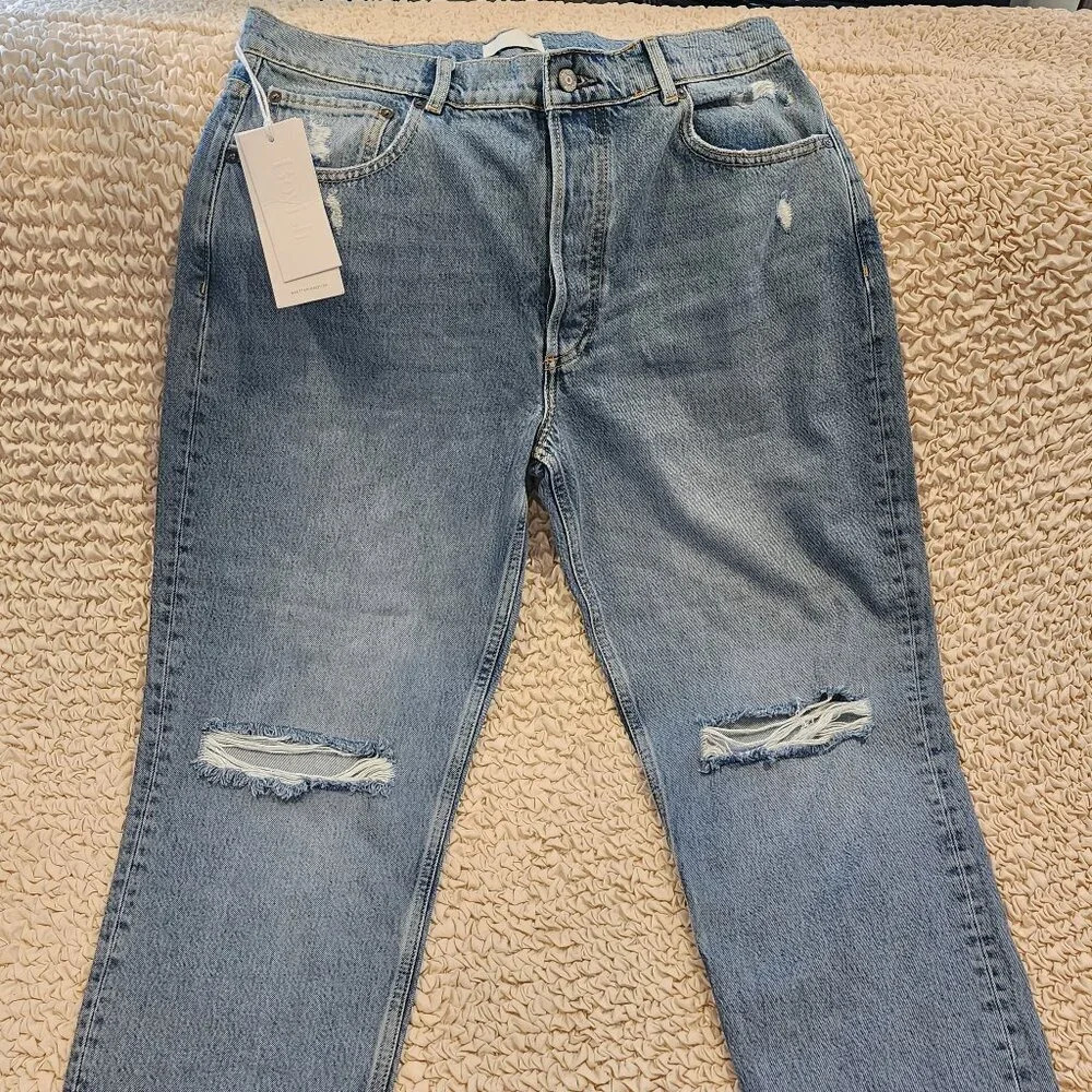 Boyish Denim Jeans, The Tommy High Rise Straight Leg, NWT